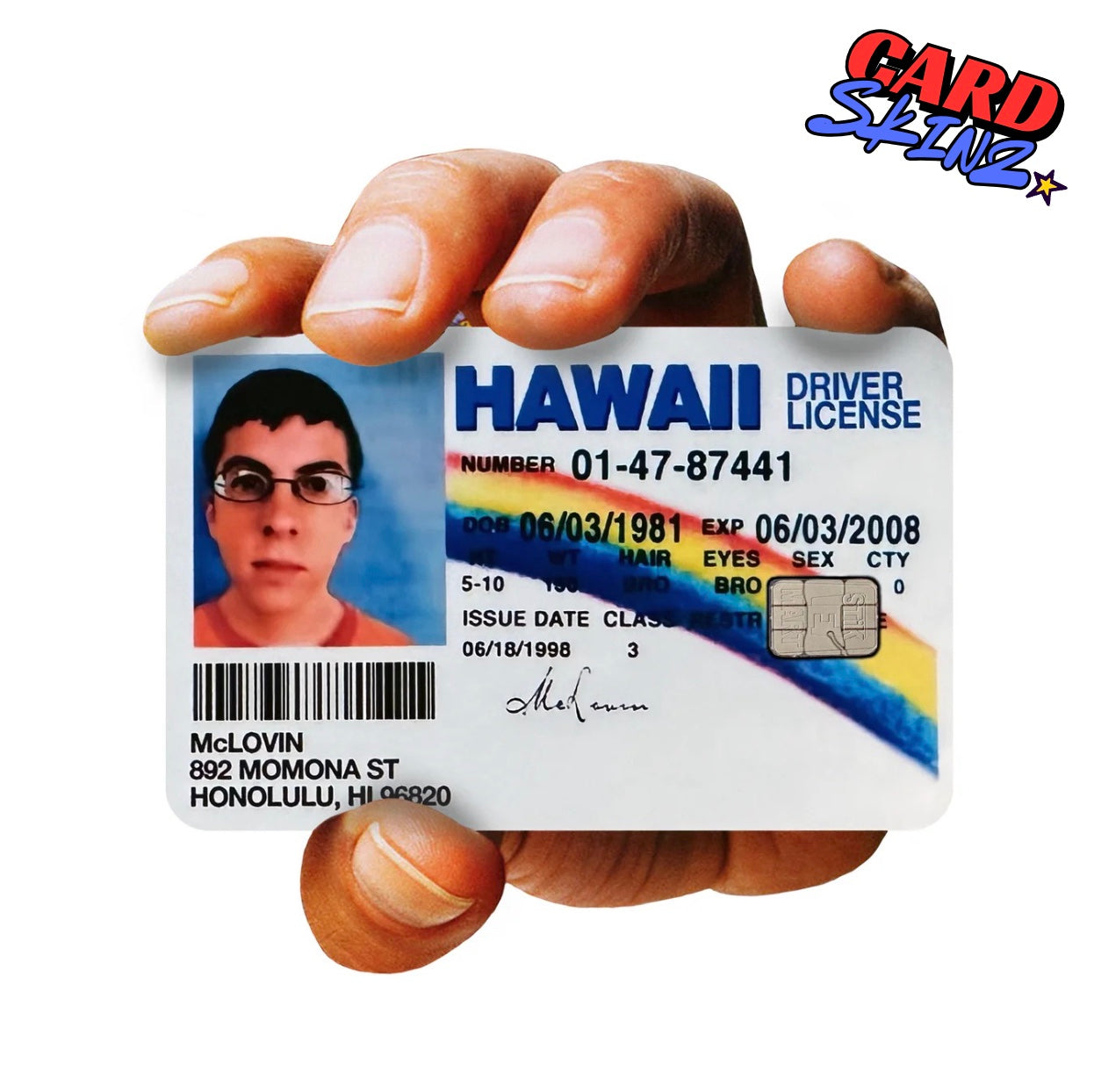 McLovin Hawaii License