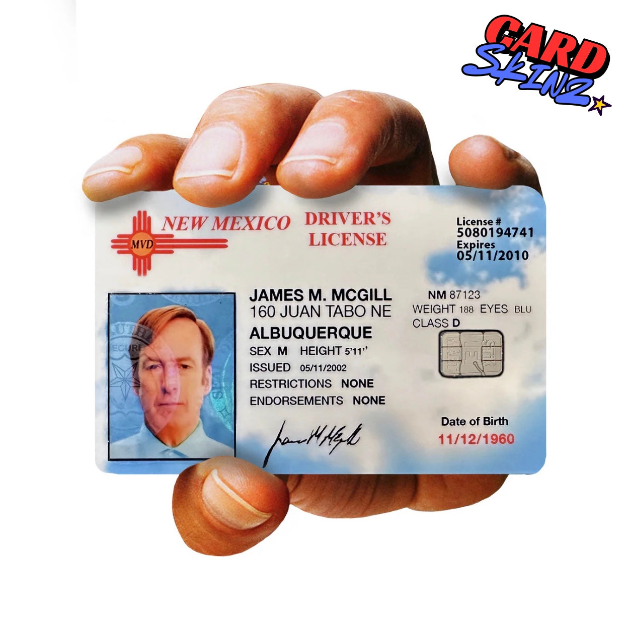 Saul Goodman Drivers Licence